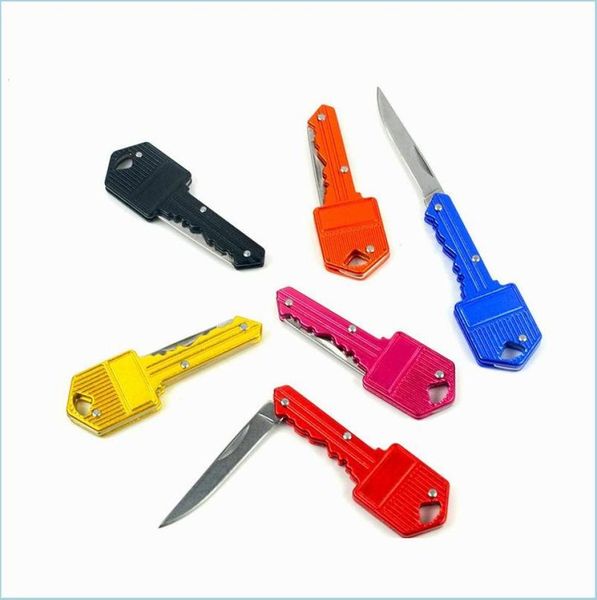 keychains mini key shape folding knife keychain portable outdoor sabre pocket fruit mtifunctional cam tool gear drop del keychains8442800, Silver
keychains mini key shape folding knife keychain portable outdoor sabre pocket fruit mtifunctional cam tool gear drop del keychains8442800, Silver