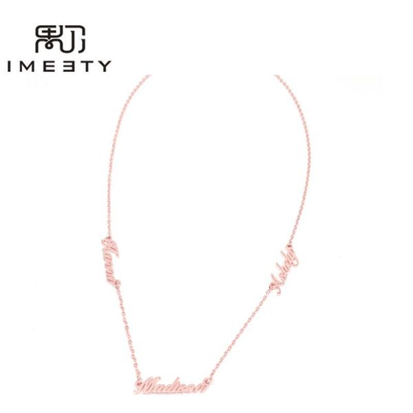 necklaces imeety multi name plate necklaces silver handmade triple name pendant in one chain custom three mini name necklaces gifts
necklaces imeety multi name plate necklaces silver handmade triple name pendant in one chain custom three mini name necklaces gifts