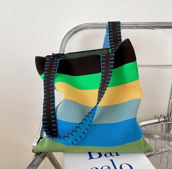 lgbt shopping bags pride same bag for women s new korean version versatile rainbow stripe shoulder street leisure handbag 230522
lgbt shopping bags pride same bag for women s new korean version versatile rainbow stripe shoulder street leisure handbag 230522