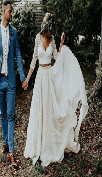 boho wedding dress 34 long sleeves a line white ivory chiffon lace princess beach bride two pieces wedding gown 2021 new9449539
boho wedding dress 34 long sleeves a line white ivory chiffon lace princess beach bride two pieces wedding gown 2021 new9449539