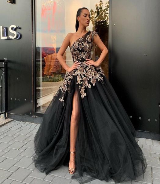 black beaded side split evening dresses one shoulder flower appliqued prom gowns a line sweep train tulle plus size formal dress1517339, Black;red
black beaded side split evening dresses one shoulder flower appliqued prom gowns a line sweep train tulle plus size formal dress1517339, Black;red