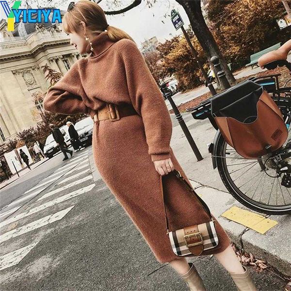 yiciya casual dresses women dress 2023 autumn and winter thick long-sleeved long section solid color waist bottoming knit sweater the, Black;gray
yiciya casual dresses women dress 2023 autumn and winter thick long-sleeved long section solid color waist bottoming knit sweater the, Black;gray