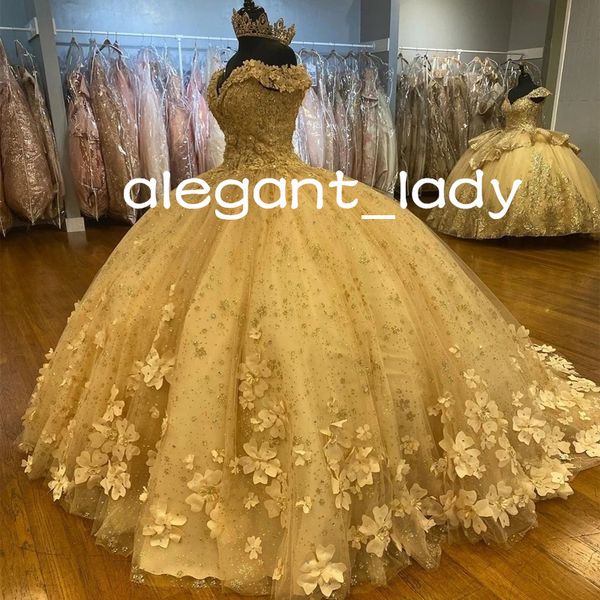 gold sparkly crystal 3d flowers quinceanera dresses off the shoulder appliques lace-up prom sweet 15 vestidos de xv anos, Blue;red
gold sparkly crystal 3d flowers quinceanera dresses off the shoulder appliques lace-up prom sweet 15 vestidos de xv anos, Blue;red