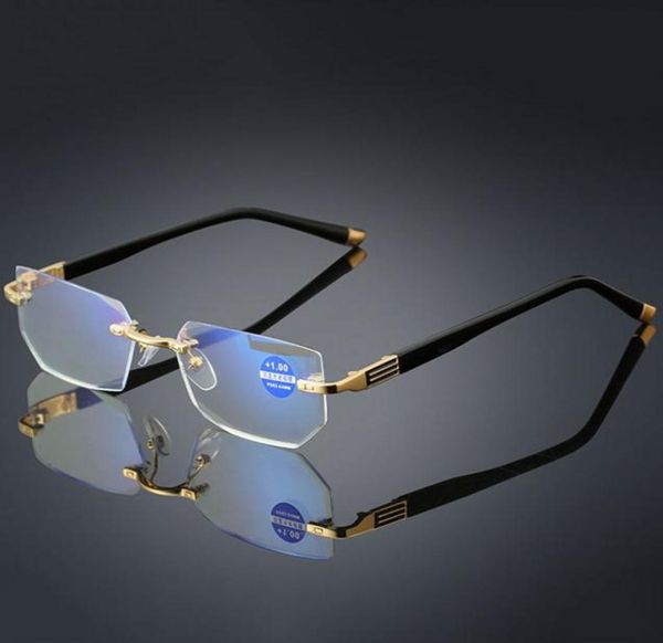 antiblue light reading eyeglasses presbyopic spectacles clear glass lens rimless glasses frame of glasses strength 10 5690699, Silver
antiblue light reading eyeglasses presbyopic spectacles clear glass lens rimless glasses frame of glasses strength 10 5690699, Silver