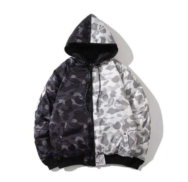 shark new men's down jacket cotton coat shark stitching casual reflective embroidery camouflage ladies hooded cardigan zipper tiger hea, Black
shark new men's down jacket cotton coat shark stitching casual reflective embroidery camouflage ladies hooded cardigan zipper tiger hea, Black