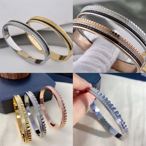 bangle european luxury jewelry titanium steel ceramic rotatable bracelet ladies fashion personality party banquet mother day gift, Black
bangle european luxury jewelry titanium steel ceramic rotatable bracelet ladies fashion personality party banquet mother day gift, Black