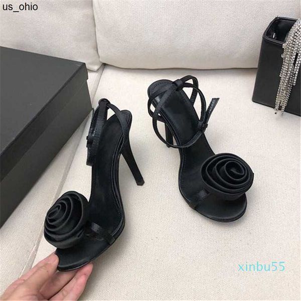sandals silk fabric flower buckle thin highheeled sandals open toe round head leather highheeled shoes with large soles j230522, Black
sandals silk fabric flower buckle thin highheeled sandals open toe round head leather highheeled shoes with large soles j230522, Black