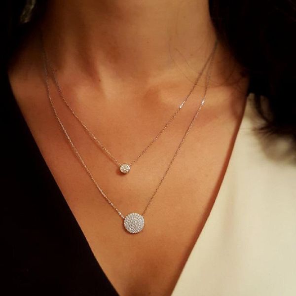 necklaces 2022 women charm classic jewelry fine 925 sterling silver bezel cz big disco delicate doule layer elegant necklaces
necklaces 2022 women charm classic jewelry fine 925 sterling silver bezel cz big disco delicate doule layer elegant necklaces