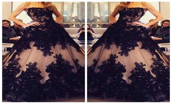 2019 strapless black lace appliques aline prom dresses modest lace up back long vestidos de soiree customized evening party gowns1853462
2019 strapless black lace appliques aline prom dresses modest lace up back long vestidos de soiree customized evening party gowns1853462