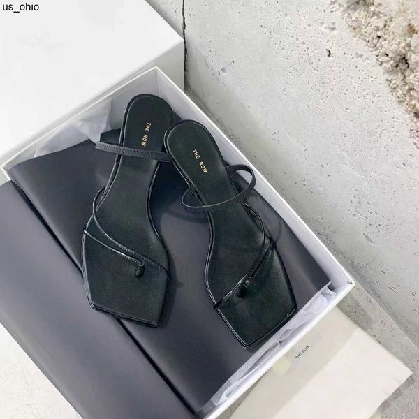 sandals designer leather sandals the row luxury high heel elegant straps kitten heels slippers slides square toe fashion party wedding zkx1, Black
sandals designer leather sandals the row luxury high heel elegant straps kitten heels slippers slides square toe fashion party wedding zkx1, Black
