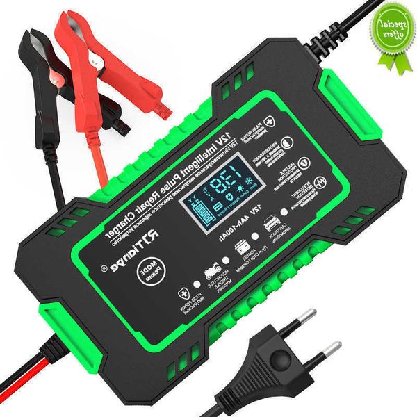 car new 12v 6a car battery charger automotive battery charger agm gel lead-acid pulse repair for auto motorcycle lcd display drop ship
car new 12v 6a car battery charger automotive battery charger agm gel lead-acid pulse repair for auto motorcycle lcd display drop ship