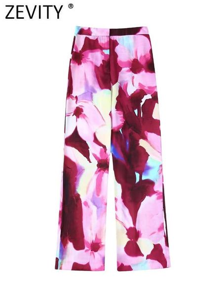 capris zevity women tropical ink painting floral print soft satin pants female chic zipper fly long trousers pantalones mujer p1999, Black;white
capris zevity women tropical ink painting floral print soft satin pants female chic zipper fly long trousers pantalones mujer p1999, Black;white