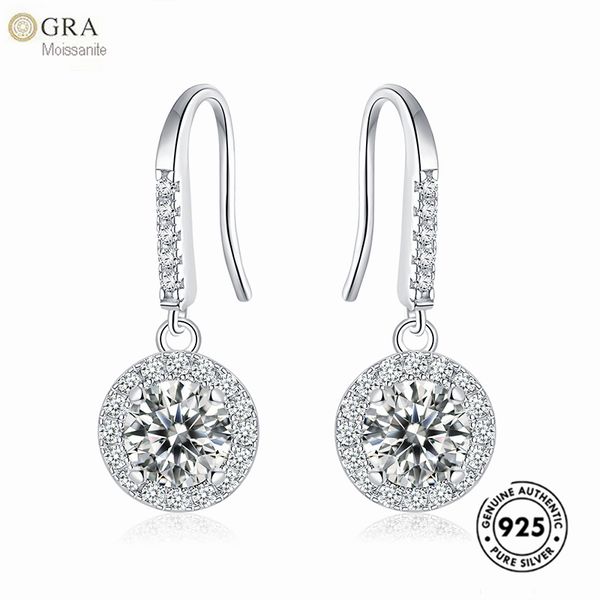 accessories women earrings fish hook with gra moissanite diamond solid 925 sterling silver bridal jewelry one pair a lot ready to shipping, Golden;silver
accessories women earrings fish hook with gra moissanite diamond solid 925 sterling silver bridal jewelry one pair a lot ready to shipping, Golden;silver