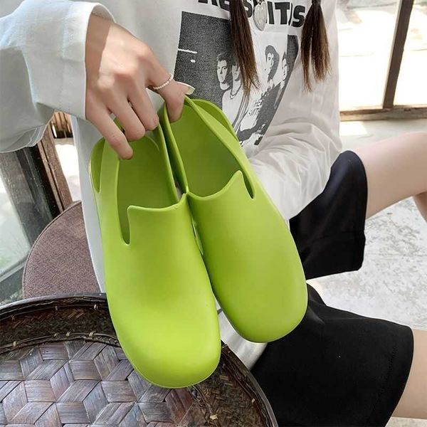 bvslippers cream white baotou rain shoes fashion outwear mesh red thick sole sandals ins jelly shoes, Black
bvslippers cream white baotou rain shoes fashion outwear mesh red thick sole sandals ins jelly shoes, Black
