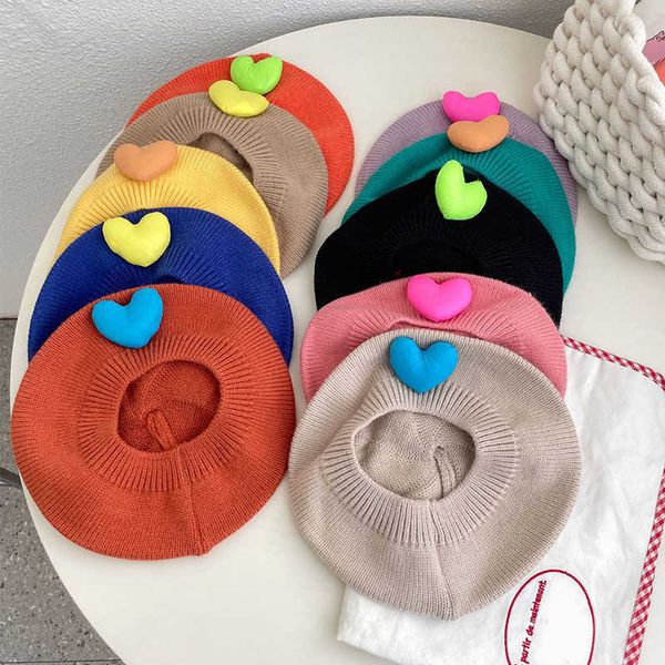 caps hats candy color baby cute elastic knitted children french artist beret spring autumn girls paint hat g220522, Yellow
caps hats candy color baby cute elastic knitted children french artist beret spring autumn girls paint hat g220522, Yellow