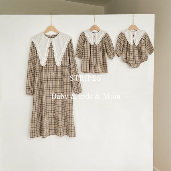 family matching outfits family matching clothes spring summer shirt plaid mother daughter longsleeved soft cotton dress women dress girl bir, Blue
family matching outfits family matching clothes spring summer shirt plaid mother daughter longsleeved soft cotton dress women dress girl bir, Blue