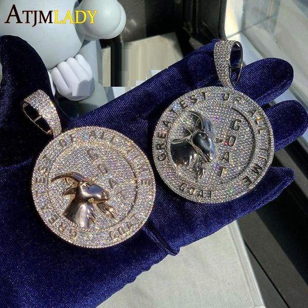 necklaces 2022 bling iced out animal goat pendant for boy men micro pave 5a cubic zirconia cz fashion necklace hip hop rapper jewelry gift, Silver
necklaces 2022 bling iced out animal goat pendant for boy men micro pave 5a cubic zirconia cz fashion necklace hip hop rapper jewelry gift, Silver