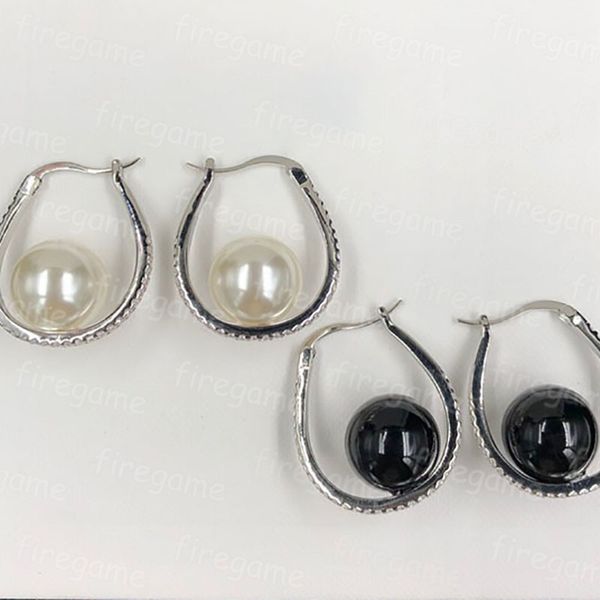 women pearl earings diamond silver color earring temperament classic style with black white jewelry, Golden;silver
women pearl earings diamond silver color earring temperament classic style with black white jewelry, Golden;silver