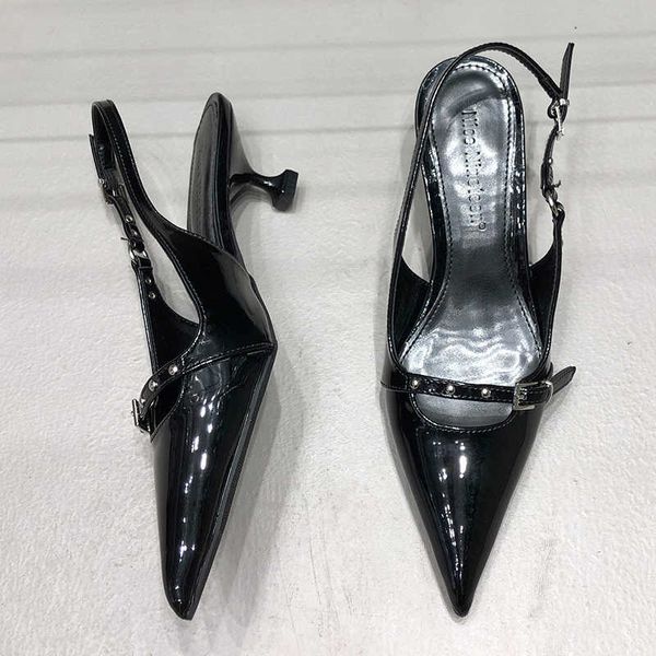 sandals pumps heels shoes for women 2023 designer luxury female fashion buckle shallow pointed toe ladies 230511, Black
sandals pumps heels shoes for women 2023 designer luxury female fashion buckle shallow pointed toe ladies 230511, Black