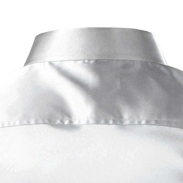 2023 luxury designer men t shirt short sleeve tess casual fashion silk satin long slim fit dress shirts for, White;black
2023 luxury designer men t shirt short sleeve tess casual fashion silk satin long slim fit dress shirts for, White;black
