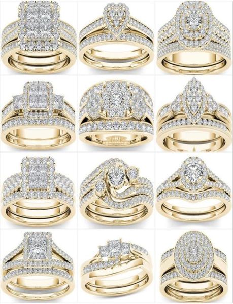 mixed zircon white round ring set brand luxury promise silver engagement ring vintage bridal wedding rings for woman6321518, Slivery;golden
mixed zircon white round ring set brand luxury promise silver engagement ring vintage bridal wedding rings for woman6321518, Slivery;golden