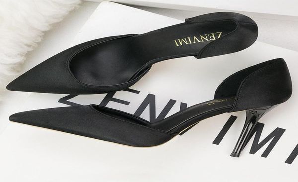 628910 korean fashion elegant solid color womens shoes high heels high heels silk hollow hollow sandals women4021555, Black 
628910 korean fashion elegant solid color womens shoes high heels high heels silk hollow hollow sandals women4021555, Black