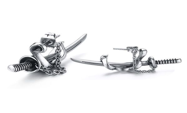 titanium steel sword pattern dangle chain earrings 2pcsset bxg001 punk style accessories men039s personality trendy hip hop 4024784, Silver
titanium steel sword pattern dangle chain earrings 2pcsset bxg001 punk style accessories men039s personality trendy hip hop 4024784, Silver