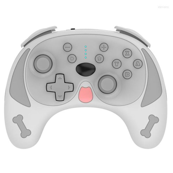 Image of Game Controllers For Ninendo Switch Pro Wireless Controller Cute Dog Shaped Bluetooth Gamepad With 6-Axis Gyro Dual Motor Vibration Wake Up