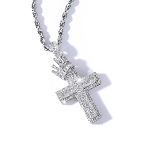 necklaces bling crown cross pendant for men women 5a zircon necklaces fashion rock hip hop jewelry, Silver
necklaces bling crown cross pendant for men women 5a zircon necklaces fashion rock hip hop jewelry, Silver