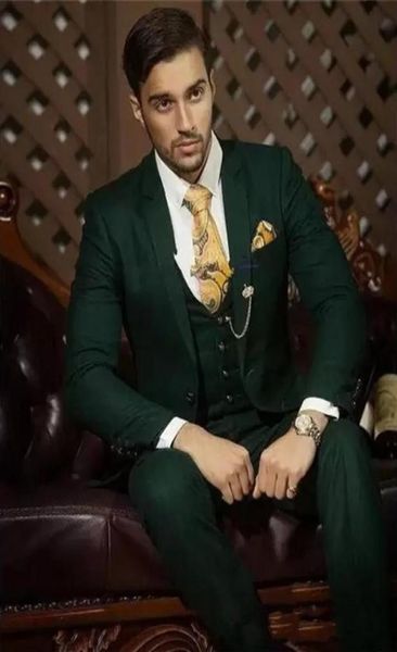 groom tuxedos dark green groomsman wedding notch lapel 3 piece suit fashion men business prom jacket blazerjacketpantstievest4774336, Black;gray
groom tuxedos dark green groomsman wedding notch lapel 3 piece suit fashion men business prom jacket blazerjacketpantstievest4774336, Black;gray