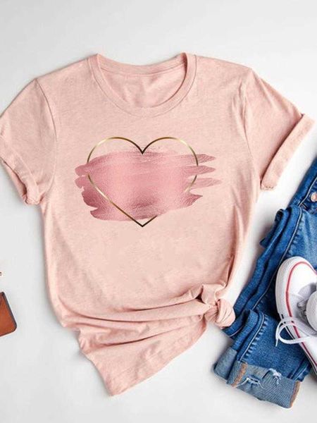 love women t shirt brand watercolor summer fashion heart sweet short sleeve print tee basic clothing graphic t-shirt clothes, White
love women t shirt brand watercolor summer fashion heart sweet short sleeve print tee basic clothing graphic t-shirt clothes, White