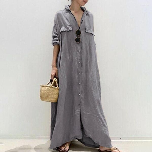 yiciya casual dresses womens vintage linen long dress shirt blouse breathable summer maxi 2023 female clothing, Black;gray
yiciya casual dresses womens vintage linen long dress shirt blouse breathable summer maxi 2023 female clothing, Black;gray