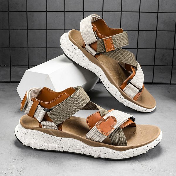 sandals classic cow leather sandals summer outdoor handmade men sandals fashion comfortable men beach leather shoes 230522, Black
sandals classic cow leather sandals summer outdoor handmade men sandals fashion comfortable men beach leather shoes 230522, Black