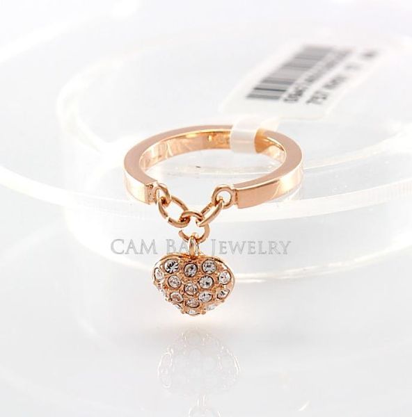 fashiontrendy crystal drills finger ring for women rose gold plated platinum plated heart tag dangling wedding bands2598190, Golden;silver
fashiontrendy crystal drills finger ring for women rose gold plated platinum plated heart tag dangling wedding bands2598190, Golden;silver