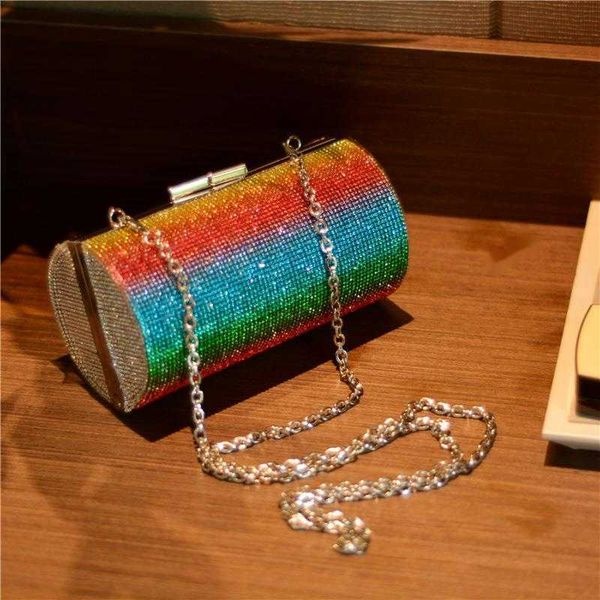 evening bags rainbow color women rhinestones wedding handbags with chain shoulder party day clutches purse holder 230427
evening bags rainbow color women rhinestones wedding handbags with chain shoulder party day clutches purse holder 230427