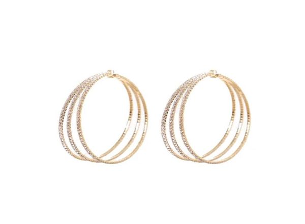 hoop earrings with three circle for lady women party wedding lovers gift engagement jewelry for bride9087356, Golden;silver
hoop earrings with three circle for lady women party wedding lovers gift engagement jewelry for bride9087356, Golden;silver