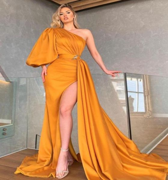 gold plus size arabic aso ebi one shoulder prom dresses high side split floor length satin formal evening dress party wear se4482632, Black
gold plus size arabic aso ebi one shoulder prom dresses high side split floor length satin formal evening dress party wear se4482632, Black