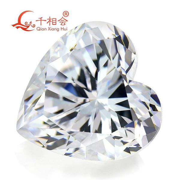 crystal 6a quality white color heart shape for cubic zirconia loose cz stone made by qian xiang hui
crystal 6a quality white color heart shape for cubic zirconia loose cz stone made by qian xiang hui
