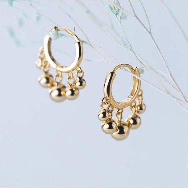 huggie real 925 sterling silver beads tassel earrings for women simple gold hoop earrings trendy siver 925 jewelry accessories gift, Golden;silver
huggie real 925 sterling silver beads tassel earrings for women simple gold hoop earrings trendy siver 925 jewelry accessories gift, Golden;silver