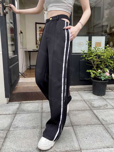 23ss womens pants womens designer clothing alphabet ribbon splicing casual pants long pants suit pants women clothing, Black;white
23ss womens pants womens designer clothing alphabet ribbon splicing casual pants long pants suit pants women clothing, Black;white