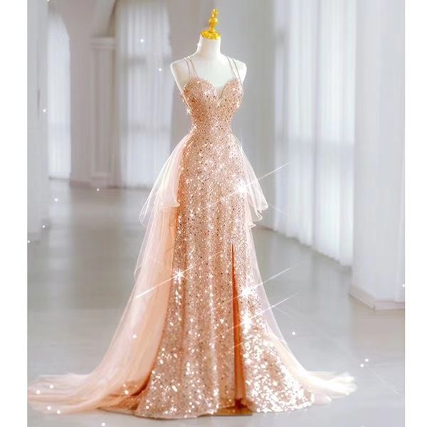 charming prom dress for black girls 2023 sequine ruffles backless birthday party gowns gold long formal robe de soiree vestidos festa mermia
charming prom dress for black girls 2023 sequine ruffles backless birthday party gowns gold long formal robe de soiree vestidos festa mermia