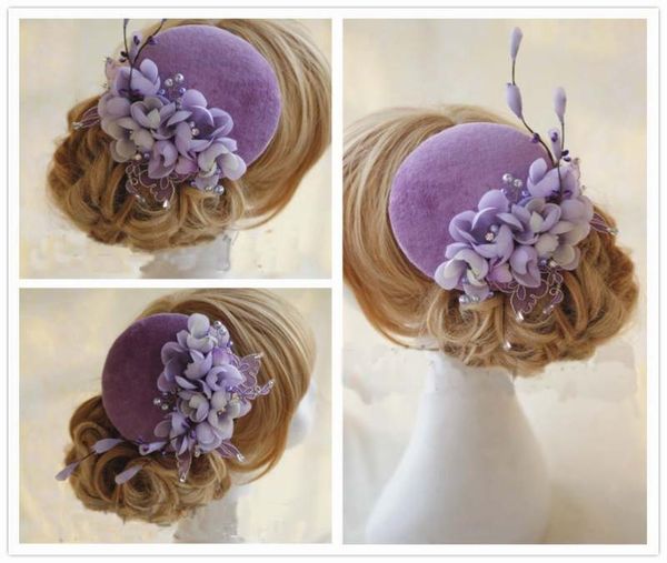 purple bridal hats 100 handmade bridal accessories vintage wedding flower hair accessories6896120, White
purple bridal hats 100 handmade bridal accessories vintage wedding flower hair accessories6896120, White