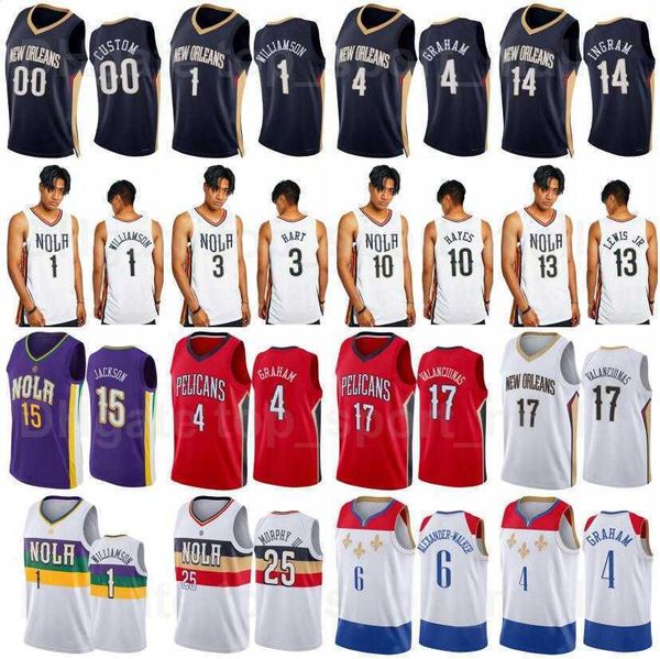 screen printed 75th anniversary basketball cj mccollum jersey 3 brandon ingram 14 jonas valanciunas 17 devonte graham 4 herbert jones 5, Black;red
screen printed 75th anniversary basketball cj mccollum jersey 3 brandon ingram 14 jonas valanciunas 17 devonte graham 4 herbert jones 5, Black;red