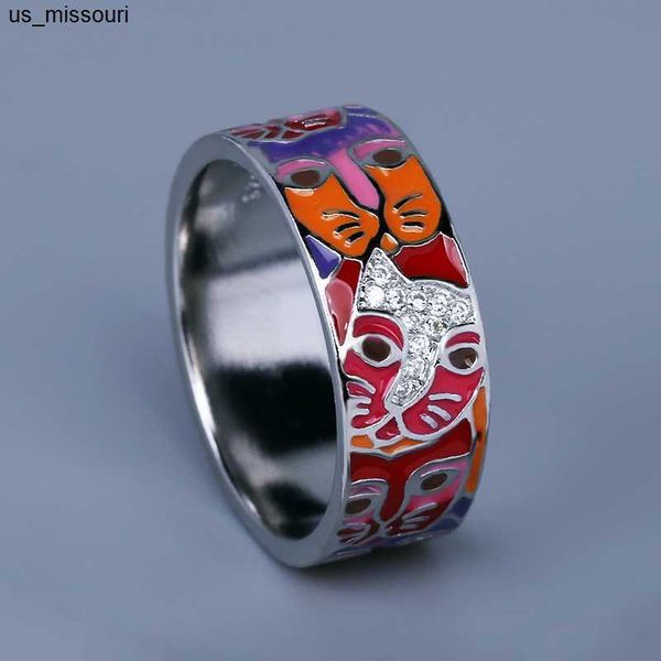 band rings 2023 new ring for women's fashion color epoxy cat face ring unique handmade enamel jewelry 925 silver wedding bridal ring j2
band rings 2023 new ring for women's fashion color epoxy cat face ring unique handmade enamel jewelry 925 silver wedding bridal ring j2