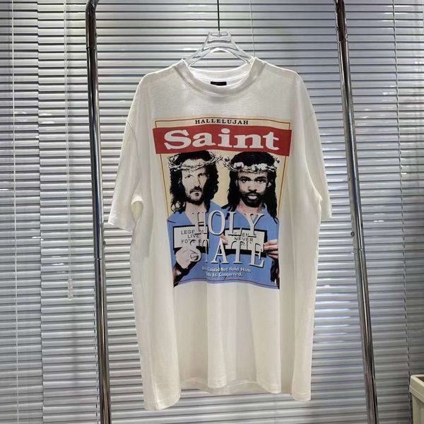 mens summer streetwear tee vintage graphics printing oversized saint loose t shirt for men women short sleeve cotton portait slog printed, White;black
mens summer streetwear tee vintage graphics printing oversized saint loose t shirt for men women short sleeve cotton portait slog printed, White;black