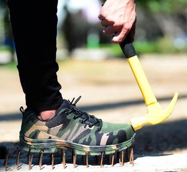 men shoes safety work boots fashion camouflage spring breathable mesh steel toe casual shoes mens labor insurance puncture proof9656200, Black;brown
men shoes safety work boots fashion camouflage spring breathable mesh steel toe casual shoes mens labor insurance puncture proof9656200, Black;brown