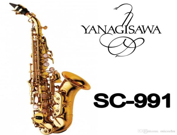 yanagisawa sc991 curved soprano saxophone gold lacquer brass sax professional mouthpiece patches pads reeds bend neck8466755
yanagisawa sc991 curved soprano saxophone gold lacquer brass sax professional mouthpiece patches pads reeds bend neck8466755