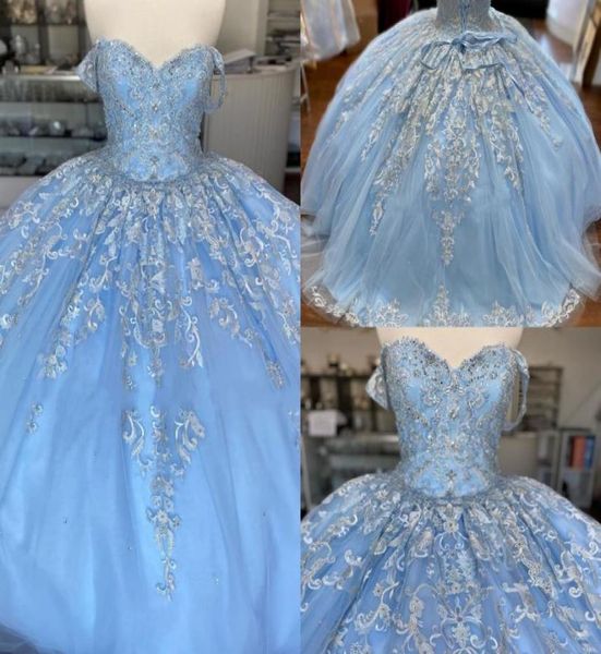 baby blue lace tulle sweet 16 dresses off the shoulder floral applique tulle beaded corset back vestidos de quinceanera ball gowns6263094, Blue;red
baby blue lace tulle sweet 16 dresses off the shoulder floral applique tulle beaded corset back vestidos de quinceanera ball gowns6263094, Blue;red