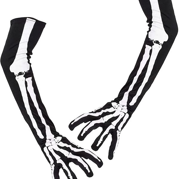 4pair halloween skeleton long glove cosplay ghost face bones skeleton show glove emo performance costume, Blue;gray
4pair halloween skeleton long glove cosplay ghost face bones skeleton show glove emo performance costume, Blue;gray
