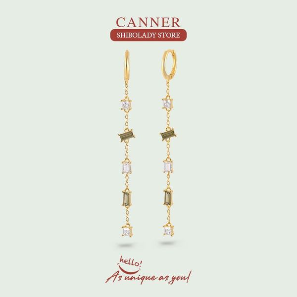 knot canner colored zircon tassel aros plata 925 mujer earring for women drop earrings huggie 18k gold long chain ear piercing 2022, Silver
knot canner colored zircon tassel aros plata 925 mujer earring for women drop earrings huggie 18k gold long chain ear piercing 2022, Silver